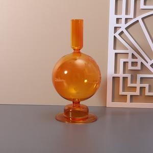 Custom-Made Glassware Vases in Art Deco Design Various Designs for Decorative Usage Multiple Colors <strong>Candle</strong> <strong>Holder</strong> Available - Product Image 4