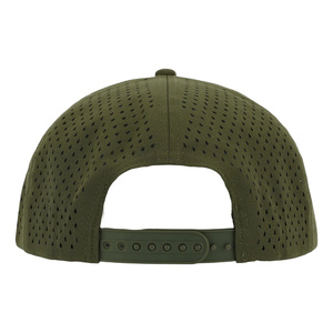 Custom Logo 6 Panel Laser Cut Perforated Baseball Cap Olive Green Quick Dry Breathable <b>Waterproof</b> Sports Golf <b>Hat</b> for Men Women - Product Image 5