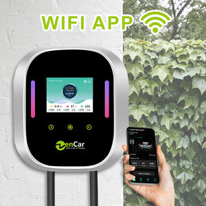 Station de recharge pour véhicules électriques Zencar 7kW/11kW/22kW AC Type 2, chargeur de voiture électrique domestique avec contrôle par application WiFi, connecteur Type 1 GB/T Nacs - Product Image 5