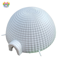 Tente gonflable géante en PVC pour l'extérieur, type extensible trois saisons, ouverture automatique rapide, imperméable, trois chambres, salon