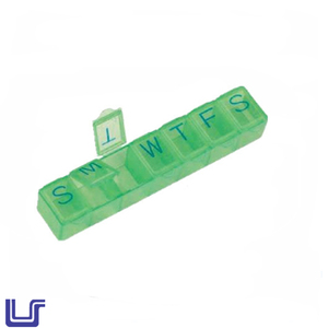 Lưu Trữ Thuốc Gia Dụng Medic Tablet Hộp Đựng Màu Đỏ Du Lịch Bằng Nhựa Tuần 7 Ngày Hộp Đựng Thuốc Hình Chữ Nhật - Product Image 2