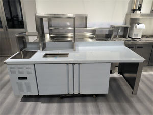 Mostrador para Tienda de Té de Burbujas en Diversos Tamaños con Piezas Detalladas Personalizadas - Product Image 3