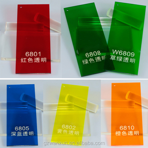 Sparkle fluoreszenz farbe gelb glow in <span class=keywords><strong>the</strong></span> dark acryl blatt - Product Image 4