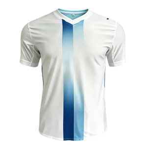 <span class=keywords><strong>Nueva</strong></span> Temporada 26/27, Camiseta de Fútbol Personalizada <span class=keywords><strong>del</strong></span> Man-City con Estampado por Transferencia de Calor, Transpirable, de Secado Rápido, Degradado Azul para Aficionados - Product Image 1