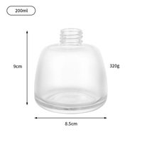 Bouteille diffuseur à roseaux en verre vide de 100 ml et 200 ml avec bouchon en liège, de luxe, écologique et recyclable, pour huiles d'aromathérapie – Vente en gros