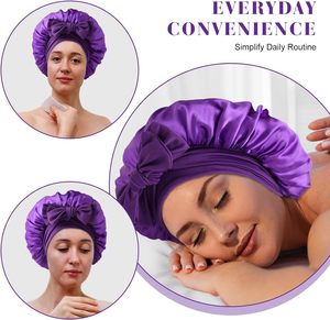 <span class=keywords><strong>Bonnet</strong></span> soyeux <span class=keywords><strong>pour</strong></span> femmes endormies <span class=keywords><strong>Bonnet</strong></span> en satin <span class=keywords><strong>Bonnet</strong></span> <span class=keywords><strong>de</strong></span> <span class=keywords><strong>nuit</strong></span> enveloppant <span class=keywords><strong>pour</strong></span> <span class=keywords><strong>cheveux</strong></span> <span class=keywords><strong>bouclés</strong></span> avec bande <span class=keywords><strong>de</strong></span> cravate réglable, monocouche - Product Image 6