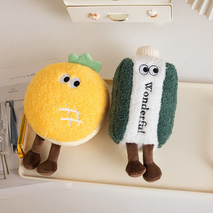 Fábrica al por mayor serie <span class=keywords><strong>de</strong></span> tarjetas <span class=keywords><strong>de</strong></span> leche Snow Top <span class=keywords><strong>taza</strong></span> <span class=keywords><strong>de</strong></span> café oso <span class=keywords><strong>de</strong></span> peluche con relleno <span class=keywords><strong>de</strong></span> algodón PP forro <span class=keywords><strong>de</strong></span> malla diseño <span class=keywords><strong>de</strong></span> bolsa <span class=keywords><strong>de</strong></span> piña - Product Image 2