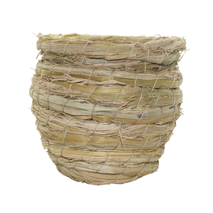Nido de Pájaro de Paja Tejido a Mano, Jaula de Hierba Tejida para Hámster, Paloma, Loro, Casa para Pájaros Transpirable y Cálida, Suministros para Cría de Animales - Product Image 4