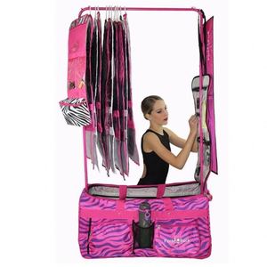 Échantillon gratuit : Sac de danse avec support pour costumes et grand sac de voyage à roulettes, sac à dos de sport d'extérieur avec couvercle de protection - Product Image 5