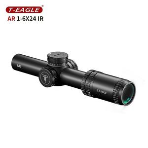 กล้องเล็ง T-EAGLE <span class=keywords><strong>AR</strong></span> <span class=keywords><strong>1</strong></span>-6X24IR SFP ขนาดหลอด 30 มม. รุ่น High Profile กันน้ำ สำหรับล่าสัตว์ ทนแรงกระแทก พร้อมไฟเรืองแสงสีแดง - Product Image 6