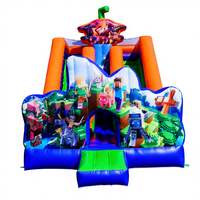 Château gonflable commercial de grande taille pour enfants et adultes, intérieur/extérieur, avec protection UV et matériau ignifuge