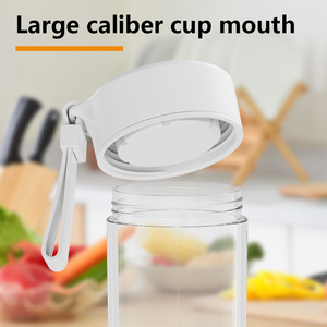 <span class=keywords><strong>Mini</strong></span>-presse-agrumes portable en acier inoxydable avec moteur DC, mixeur USB rechargeable, tasse à smoothie d'extérieur, 6 lames - Product Image 2