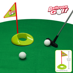 Ensemble de <span class=keywords><strong>jeu</strong></span> de <span class=keywords><strong>golf</strong></span> de toilette pratique Mini <span class=keywords><strong>jeu</strong></span> de putting pong de <span class=keywords><strong>golf</strong></span> dans la salle de bain cadeaux drôles - Product Image 5