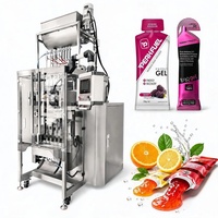 Machine d'emballage alimentaire automatique à 4 voies pour sachets de gel énergétique liquide de forme irrégulière, prix usine CE