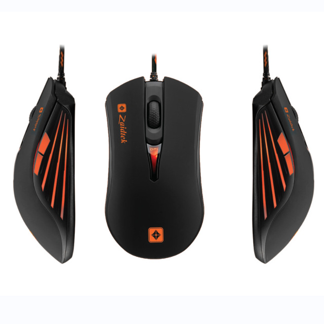 RGB Illuminated Wired Optical Sensor USB Gaming Mouse with Ergonomic Design for Laptop & Desktop Computers for Gamers
