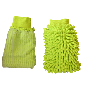 Mikrofaser Auto Waschhandschuh Chenille Schwammbürsten für Auto Reinigungsset Premium Handschuhe zur Autowäsche - Product Image 5