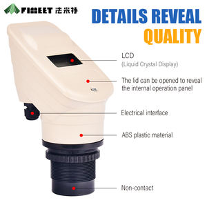 חיישן מפלס מים אולטרסוני מפלדת אל-חלד FMT דיוק של 0.5% טמפרטורת עבודה 10~80C פלט 24VDC - Product Image 2