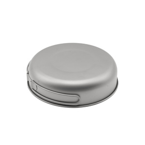 Poêle à frire en titane pur, batterie de cuisine à induction 1,6 L, légère, portable, pliable, multifonctionnelle, épaissie, <span class=keywords><strong>Qingtian</strong></span> - Product Image 4
