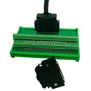 Adaptador de placa de separación SCSI de 50 pines con Cable de accionamiento macho de un metro