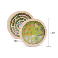 ¡Novedad de 2023! Juguetes de laberinto para niños, Mini laberinto de madera educativo, juego de mesa de madera y tablero de rompecabezas de laberinto, juguetes para niños
