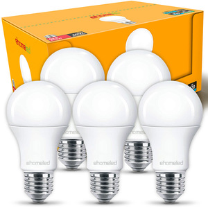 Bombilla LED A60 con Base E27, 85-265V CA, Luz Blanca Cálida, Lámpara de Ahorro de Energía para el Hogar - Product Image 1