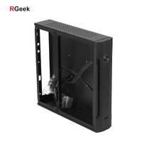 RGeek C02 Boitier Mini ITX Mini SPCC 0.8mm PC Ordinateur Châssis de Bureau Sans Ventilateur Gabinete Cas