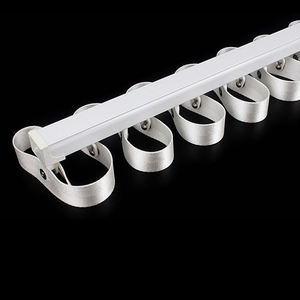 Rails de rideaux en forme de S populaires, accessoires de rails de rideaux en alliage d'aluminium, rail de rideau - Product Image 1