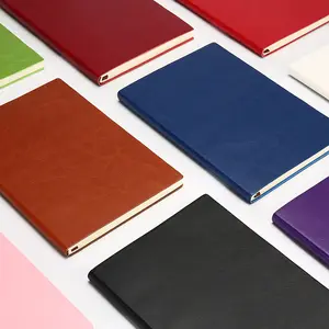 2024 Promotional Wholesale A4 A5 A6 Academic Printed Notebook Customizable Notebook Journal PU Leather Notebook