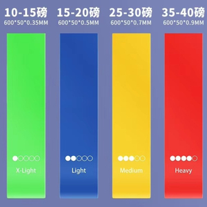 Bandes d'exercice TPE pour <span class=keywords><strong>la</strong></span> maison, mini-bandes élastiques en boucle, outil d'entraînement de résistance durable et écologique - Product Image 6