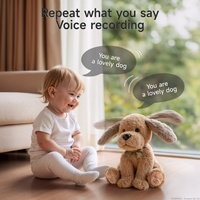 Jouets en peluche musicaux Tumama pour enfants, chiots électriques mignons, poupées musicales qui bougent, oreilles qui battent, chien en peluche pour bébé, jouet en peluche pour enfant