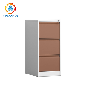 Armoire de classement A4 en acier à 3 tiroirs avec serrure à clé, design moderne – Durable, autoportante, pour bureau à domicile, hôtel, extérieur, multifonctionnelle - Product Image 2