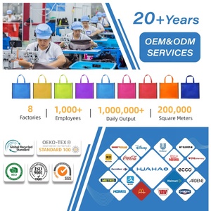Bolsas de Compra Reutilizables Ecológicas de Polipropileno No Tejido Personalizadas al por Mayor de Huahao, Bolsas de Compra Ecológicas Reutilizables de TNT - Product Image 5