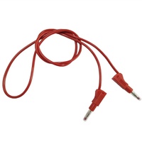 Câble personnalisé 2MM2 avec fiche banane de 4MM à fiche banane Tube transparent de 4MM Fiche banane avec câble de test de fil