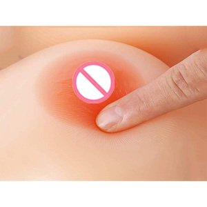 Prothèses mammaires adhésives en silicone en forme de goutte d'eau pour femmes mastectomisées, travestis, transgenres, drag queens - Product Image 4