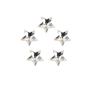 Venta al por mayor de fábrica de kits de materiales DIY y accesorios para diamantes de imitación en forma de estrella de cinco puntas con base puntiaguda - Product Image 3