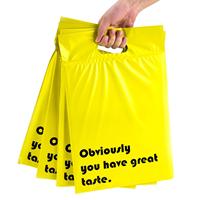 Sac d'expédition en plastique pour sac de vêtements, sacs de courrier en Poly avec poignée, Logo personnalisé