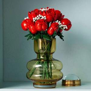 Flores Eternas, Rompecabezas de Ensamblaje de Ramo de Rosas Compatible, Bloques de Construcción, Regalo para el Día de San Valentín o Festividades para Niñas - Product Image 3