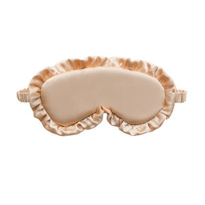 En gros Masques de sommeil en soie doux à volants, occultants, pour le sommeil et le voyage, avec motifs multicolores, pour femme et homme - Product Image 1