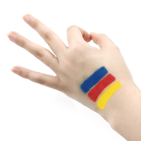 Palette de Crayons de Peinture Corporelle Temporaire pour Enfants, Peinture Faciale Arc-en-ciel à Base d'Eau pour Enfants