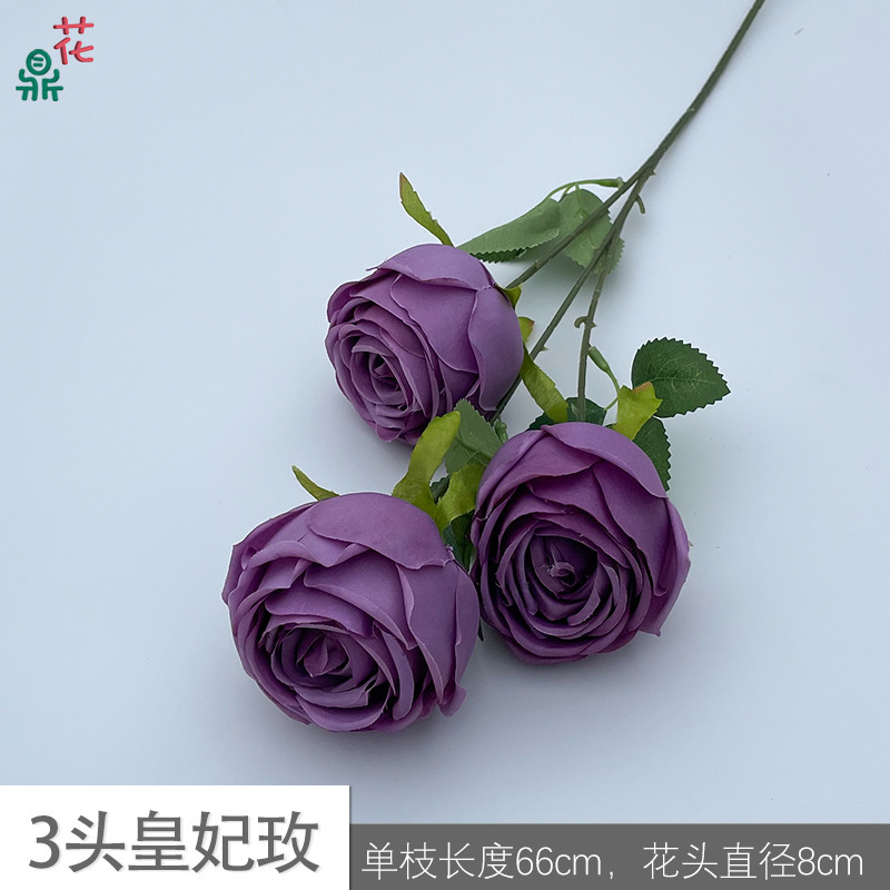 3-headed Princess Rose ZYJ Purple