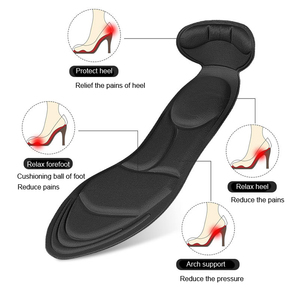 Plantilla de espuma con memoria suave para mujer, plantillas de tacón alto autoadhesivas de tamaño libre, <span class=keywords><strong>Protector</strong></span> de talón, inserto de zapato - Product Image 3