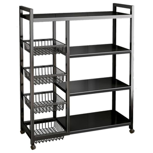 Living Room Bathroom Kitchen Wardrobe Office Multi-layer Stainless Steel Durable Modern Movable <b>Storage</b> Rack Food Tools <b>Shoes</b> - Product Image 1