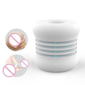 S-HANDE Bestseller in Indien TPE Doppelpass Weißer Männlicher Masturbator Becher Masturbator Spielzeug Penis-Hülle Erotikspielzeug für Männer - Product Image 5