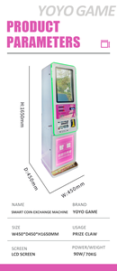 Distributeur intelligent de jetons avec écran LCD et garantie d'un an <span class=keywords><strong>pour</strong></span> centre de jeux d'arcade à griffes et machines à monnayeur - Product Image 2