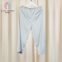 GX4908021 Vente en gros de pyjama en satin de soie pour femmes, ensemble pyjama sexy en dentelle pour femmes