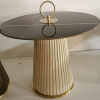 Table basse haut en céramique de luxe nouveau design en marbre extensible pour meubles de maison pour salon salle à manger école chambre hôtel utilisation