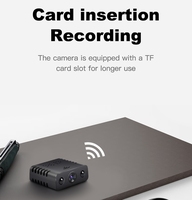 Mini caméra IP sans fil 1080P avec point d'accès intégré, vision nocturne IR, audio bidirectionnel, visualisation en direct à distance pour l'intérieur