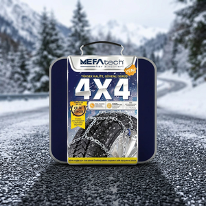 Chaînes à neige tactiques 4x4 195/85/R15 Easy Mount Body M pour SUV, minibus, hiver, fabriquées en Turquie - Product Image 3