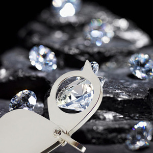 Pocket Portable Magnifier 30mm Glass Lens Keychain Reading Tool - Product Image 3