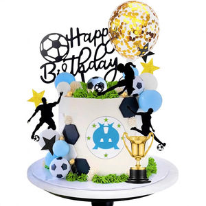 <b>Cake</b> Decorators 32pcs football <b>cake</b> toppers <b>set</b> and 28pcs of basketball <b>set</b> <b>cake</b> <b>stand</b> with balls - Product Image 4